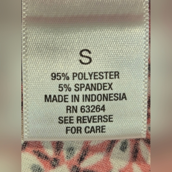 NWOT Roz & Ali Women's Patterned Top - Picture 11 of 11